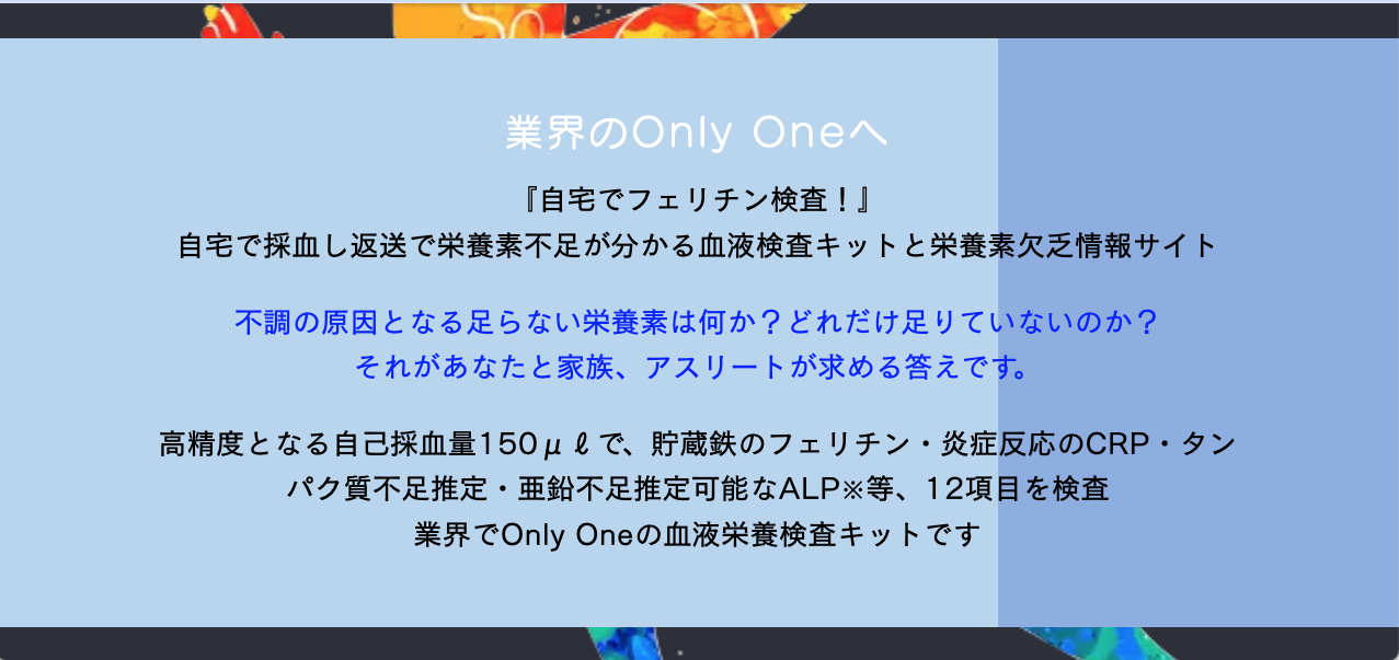 フェリチン検査　指先微量採血検査キット　貧血　